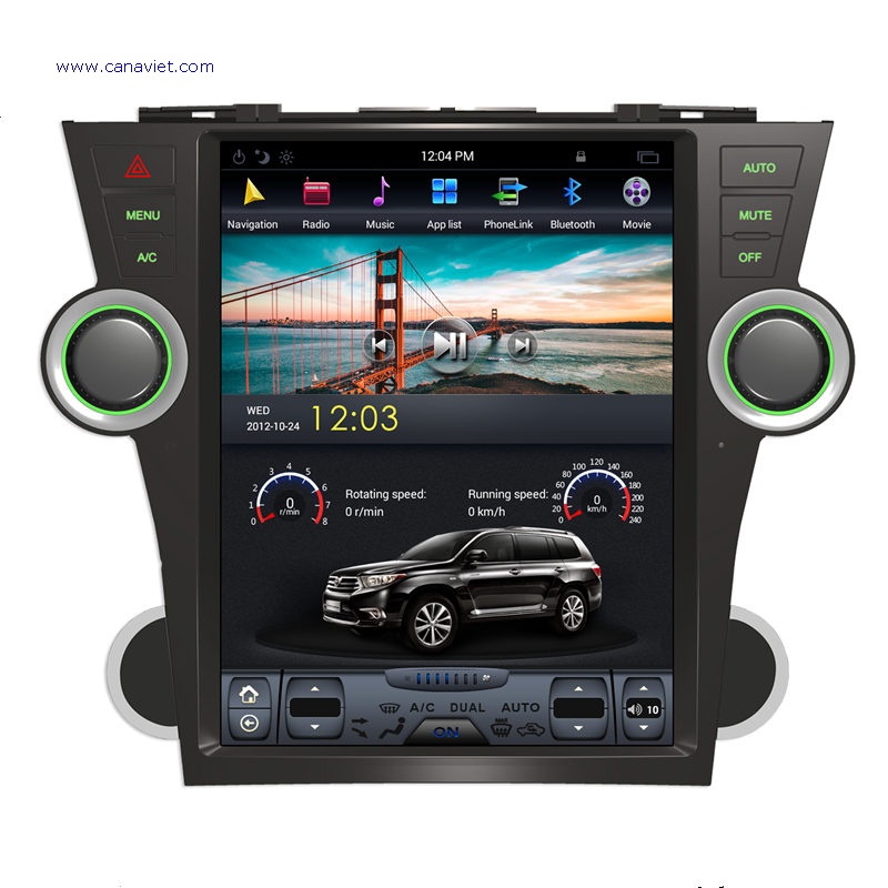 2013 Toyota Highlander Radio Screen Blank