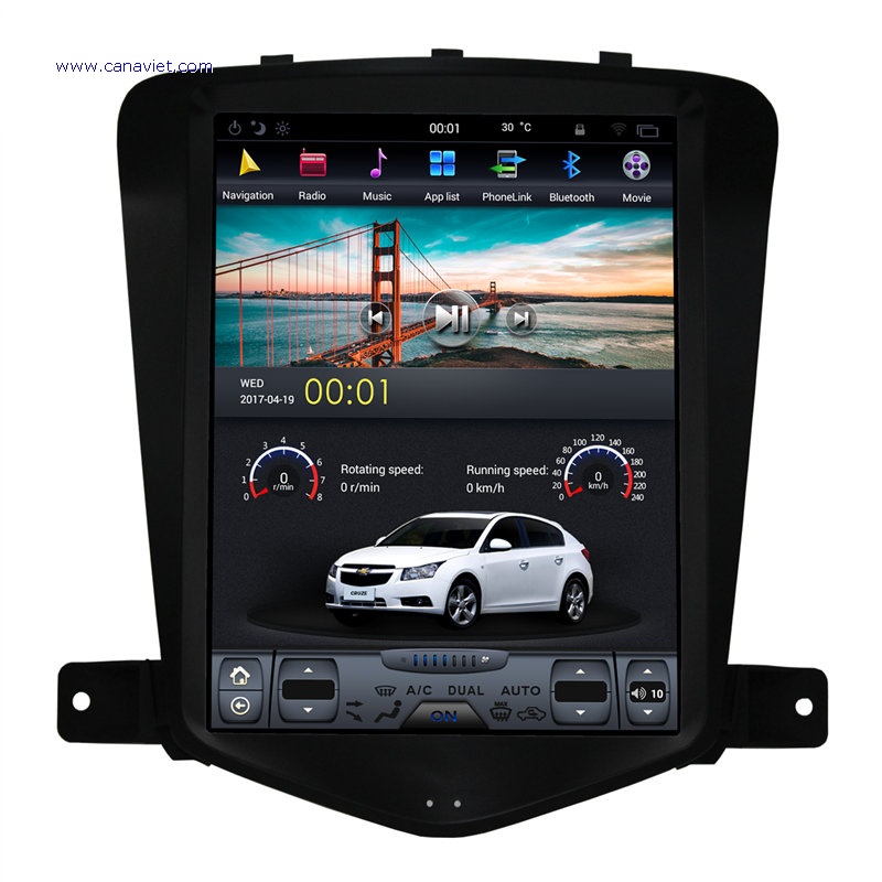 2014 Chevy Cruze Radio Screen Black