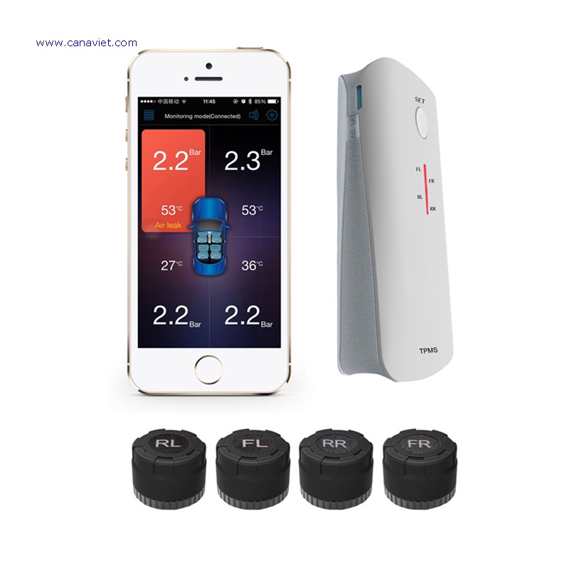 Tpms App Android IOS Bluetooth TPMS iPhone iPad Android Phone Pad Tire Pressure ...