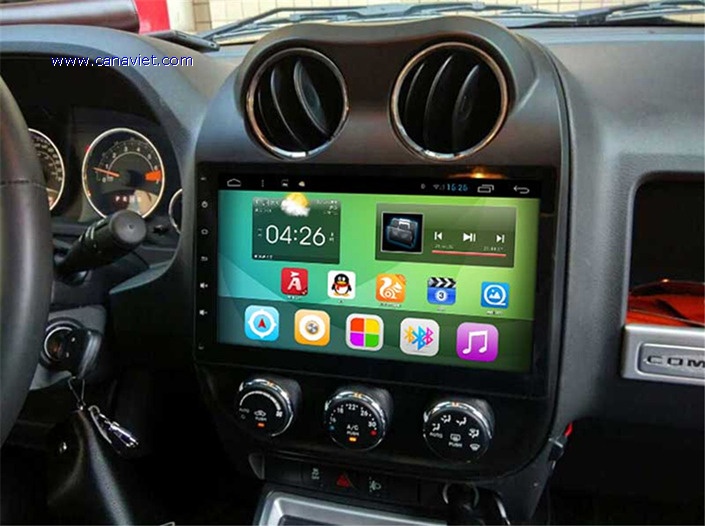 android car radio dvd gps navigation navigator multimedia jeep compass 2015