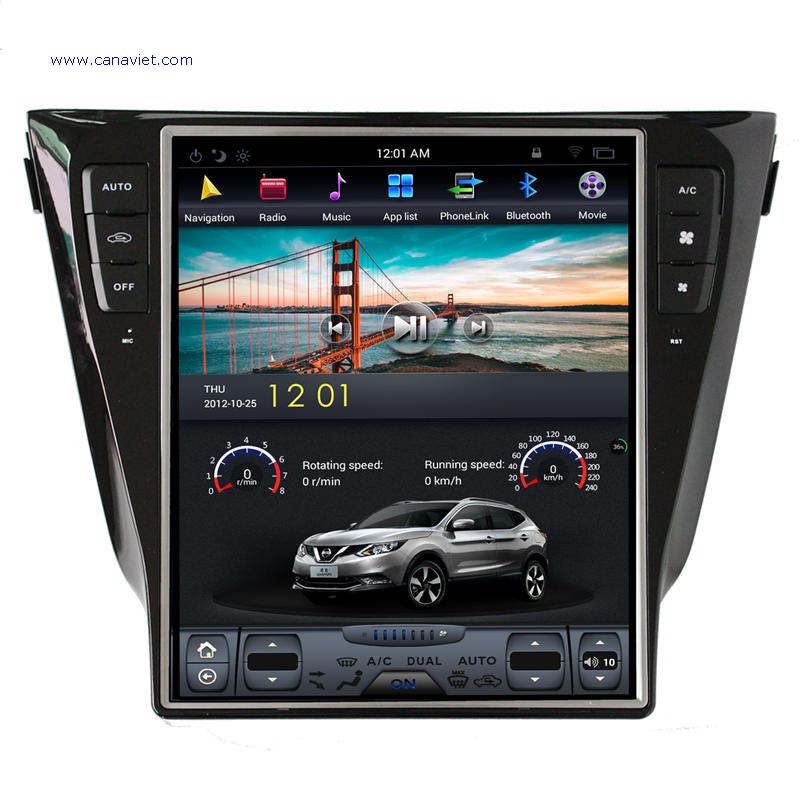 vertical screen tesla android autoradio car multimedia stereo gps