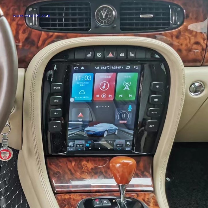 tesla style android car stereo radio audio gps navigation head unit