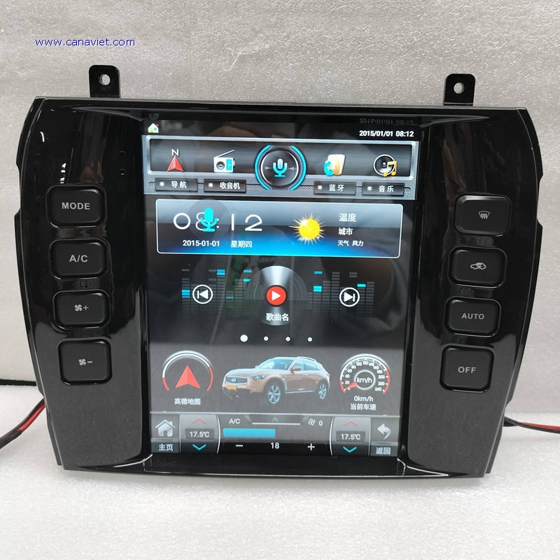tesla style android car stereo radio audio gps navigation head unit